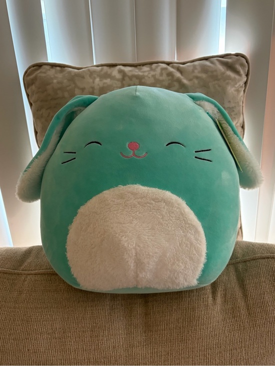 Squishmallows Other - Squishmallows 12” Sammy Mint Bunny Rabbit with Fuzzy Tummy Ears NWT